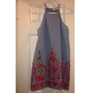 Halter neck Jean dress